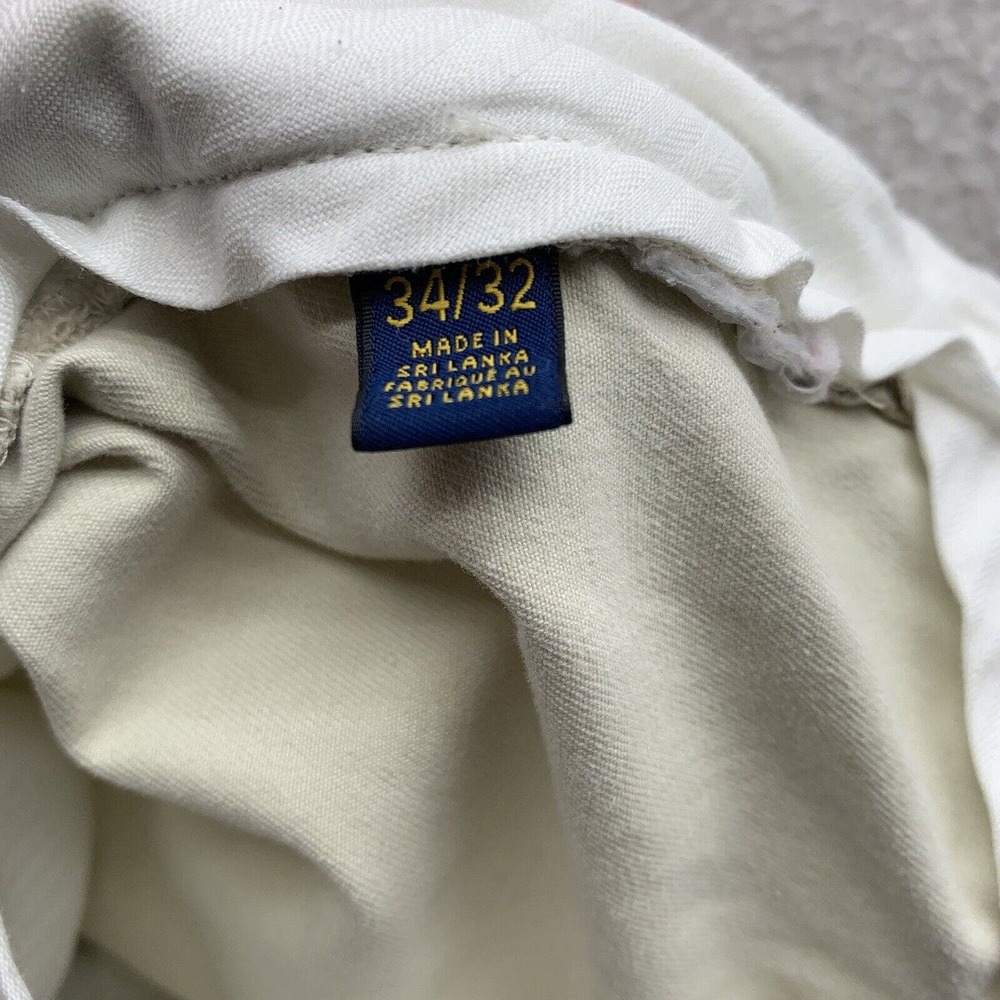 Polo Ralph Lauren Khaki Pants Mens‎ 34x29 (Tag 34x32) Classic Fit Preppy Casual - Picture 13 of 13